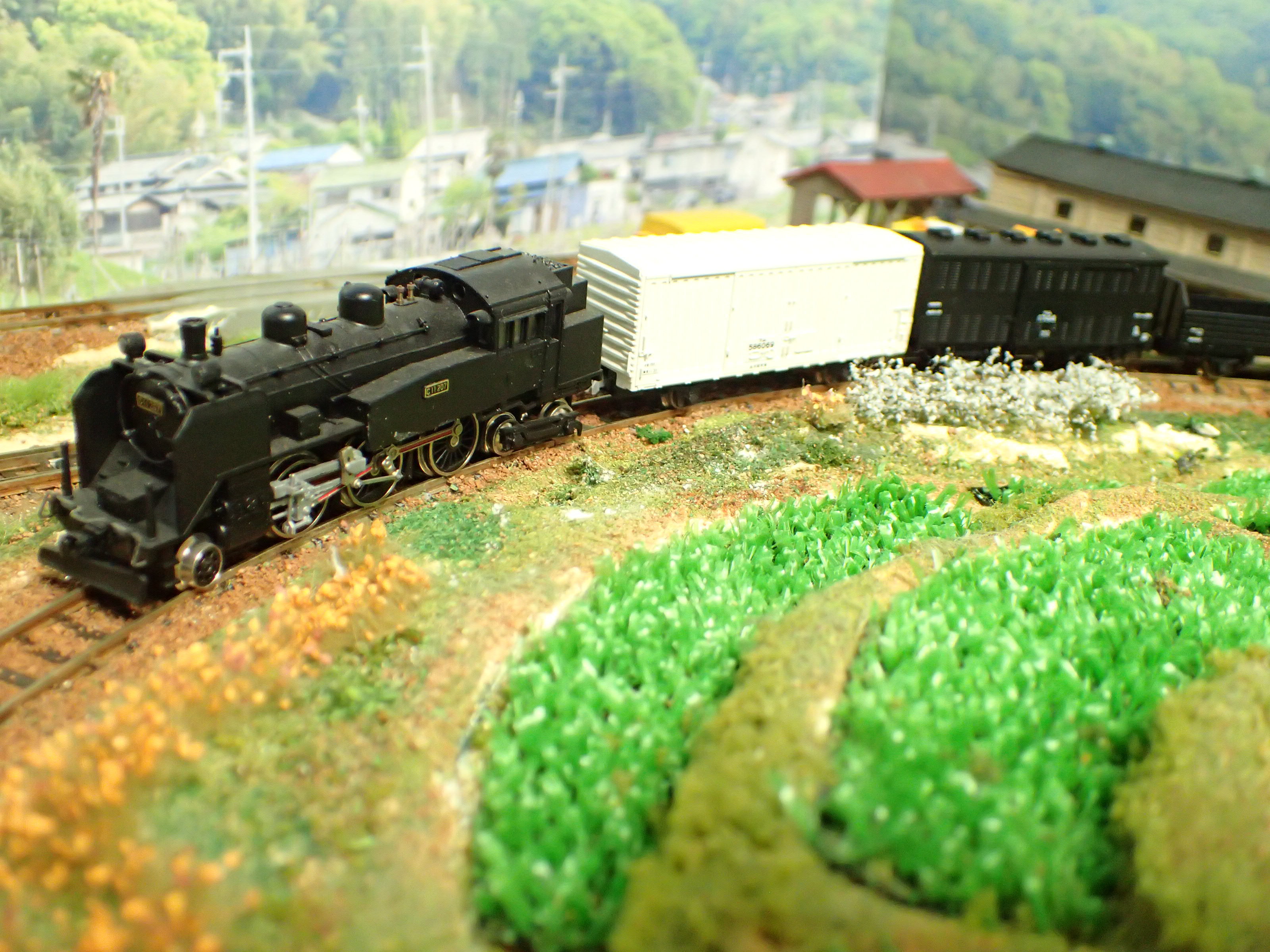 新春 ｎゲージ車両走り初め 蒸気機関車編 鉄道模型のレイアウトは楽しい
